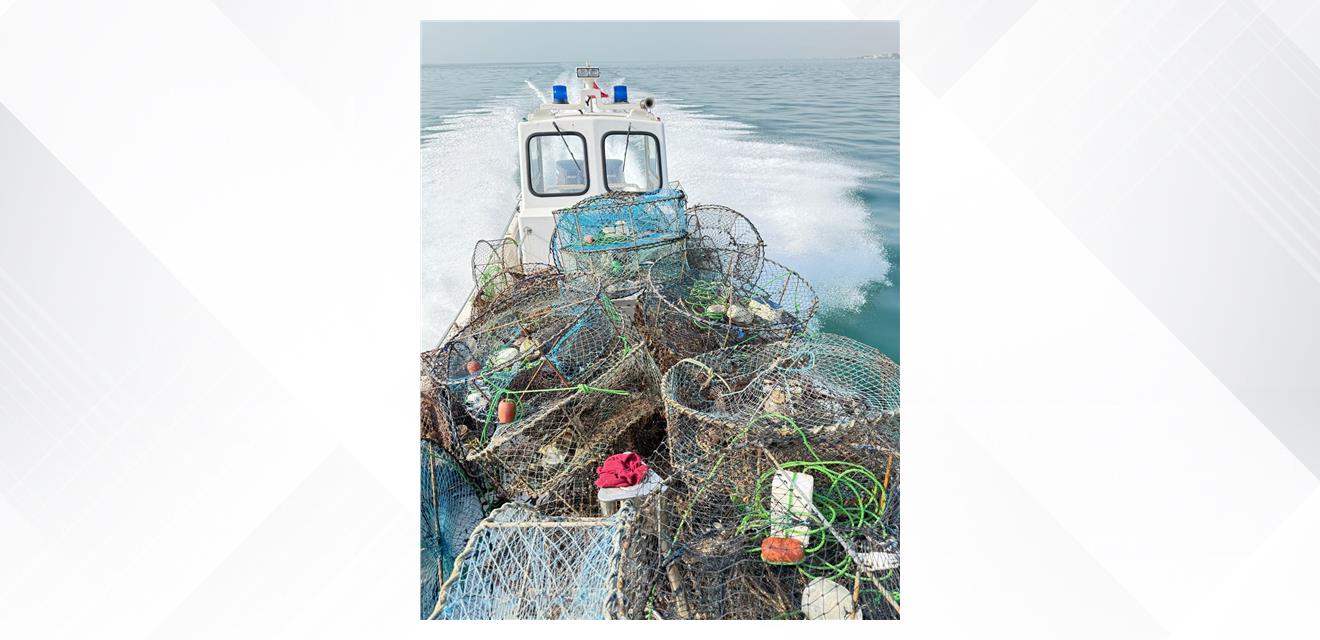 خفر السواحل: ضبط مصائد بحرية وشباك صيد مخالفة ضمن جهود حماية البيئة البحرية<